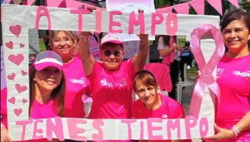 Remeras Rosas: "Una de cada ocho mujeres va a tener cáncer de mama en la vida adulta"