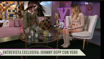 Johnny Depp con Verónica Lozano: “La gente me ha mantenido vivo”