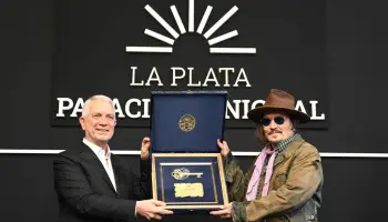 Johnny Depp fue declarado Visitante Ilustre de La Plata: “Esta ciudad es una mina de oro cultural”