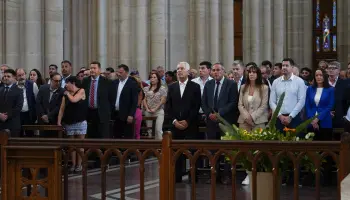 Julio Alak encabezó el tedeum por el 143º aniversario de La Plata en la Catedral
