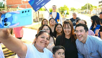 Malvinas Argentinas: Leo Nardini inauguró diez cuadras de pavimentación e infraestructura hidráulica