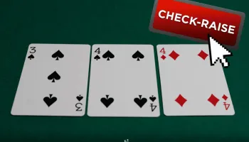 Trampa de check-raise en el river