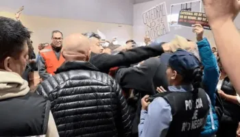 Escándalo en Bariloche: La apertura de sesiones terminó a las piñas