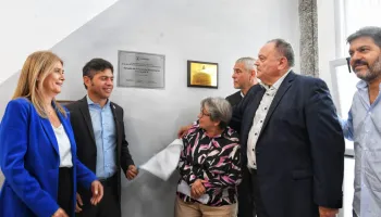 Verónica Magario y Axel Kicillof inauguraron una nueva escuela técnica en Avellaneda