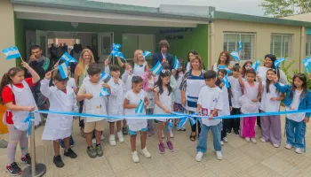 San Fernando: Juan Andreotti inauguró la renovación de tres escuelas públicas