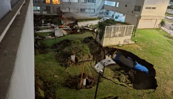 Derrumbe en Parque Patricios: "Somos 175 familias desesperadas porque de repente nos quedamos en la calle"