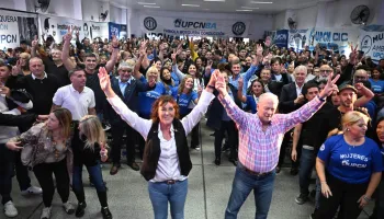 UPCN cerró campaña en La Plata con fuerte respaldo a la Lista Azul y Blanca