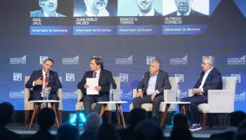 Juan Pablo Valdés llevó a Corrientes a la Expo EFI junto a otros mandatarios