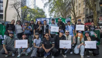 Juventud Trabaj.AR marchó en Plaza de Mayo por el Día del Trabajador