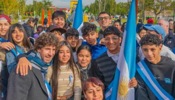 Juan Andreotti encabezó el festejo del 25 de Mayo en San Fernando