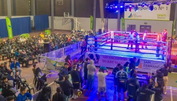 San Fernando vivió una gran Noche de Box con 50 peleas entre exhibiciones y combates
