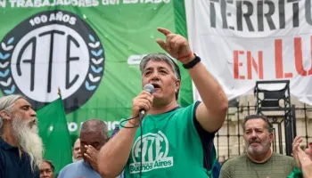 ATE PBA: para Claudio Arévalo, "el que está pagando el ajuste es el pueblo"