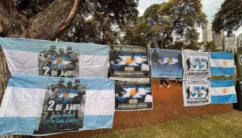 Veteranos de Malvinas convocan a una vigilia en Rosario para defender la Bandera Nacional