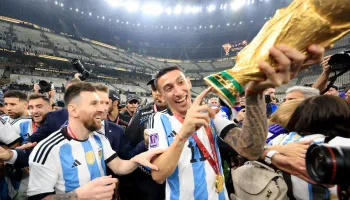 Quiénes siguen a Messi y a Di María en la lista de más laureados con la Selección