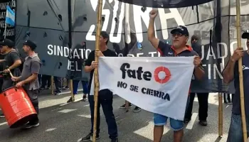 Conflicto en FATE: "No se atreva ningún juez a firmar el desalojo de la planta"