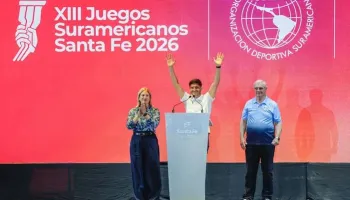 Celebración: Santa Fe cerró los Juegos Suramericanos con un récord de público