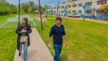 San Fernando: Juan Andreotti anunció que el parque La Carbonilla estará listo en un mes