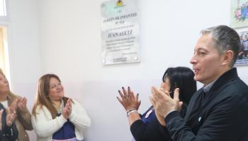 Esteban Echeverría: Fernando Gray inauguró obras en el Jardín de Infantes número 924